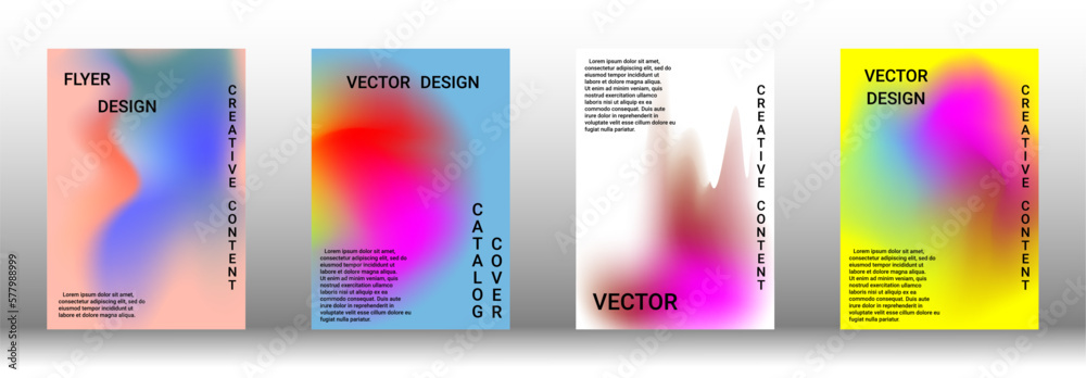 Artistic covers design. Creative fluid colors backgrounds. Set of abstract covers Artistic covers design. Creative fluid colors backgrounds. Set of abstract covers