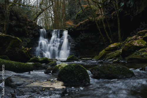 Goit Stock waterfall  Harden Beck  Bradford  Yorkshire