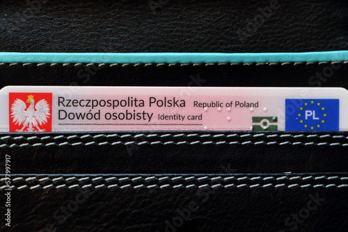Dowód osobisty, Rzeczpospolita Polska, w portfelu photo