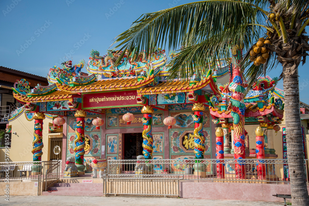 THAILAND PRACHUAP KHIRI KHAN CHINESE SHRINE THAILAND PRACHUAP KHIRI KHAN CHINESE SHRINE