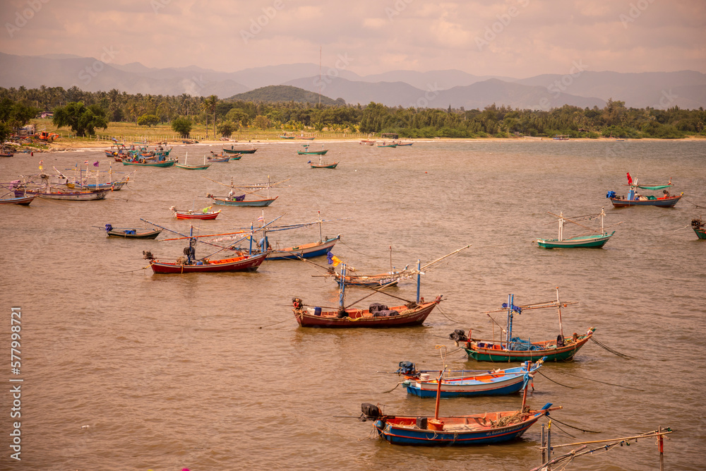 THAILAND PRACHUAP KHIRI KHAN FISHING VILLAGE