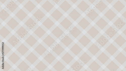 Blue diagonal checkered seamless pattern in beige background
