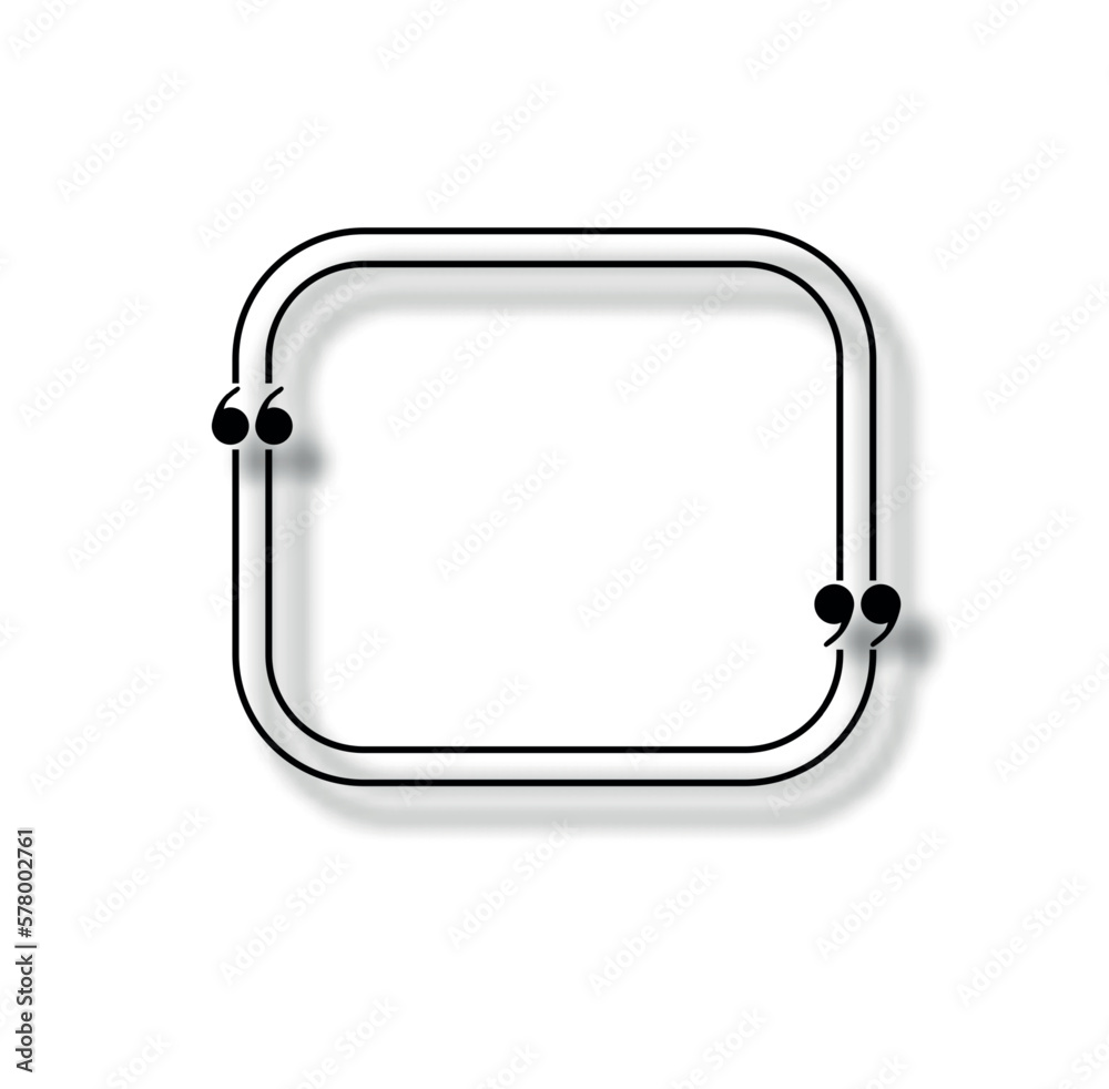 Quote frames blank templates . Text in brackets citation empty speech bubbles quote bubbles. Textbox isolated on color. Vector Quote frames blank templates . Text in brackets citation empty speech bubbles quote bubbles. Textbox isolated on color. Vector