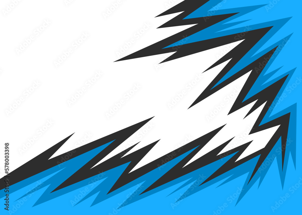 Abstract background with blue gradient spikes pattern and with some copy space area Abstract background with blue gradient spikes pattern and with some copy space area
