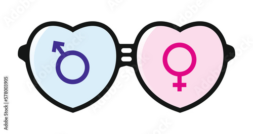 An illustration concept for treating all genders equally, eliminating sexual bias, and promoting social reform globally