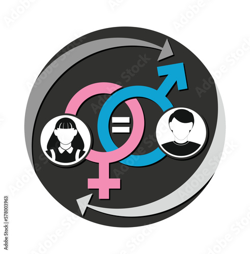 The idea of gender equality encompasses the principles of the feminist movement, which advocates for tolerance, rights, and equal opportunities for all genders,