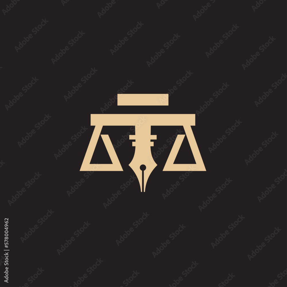 Gold Law is a logo design of a golden scale made from simple golden lines. Gold Law is a logo design of a golden scale made from simple golden lines.