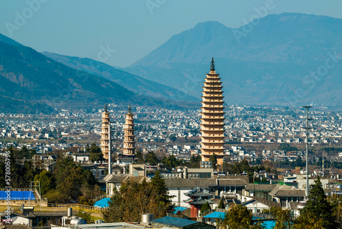 Photography Three Temples in Dali Chongsheng Si, Yunnan, China
