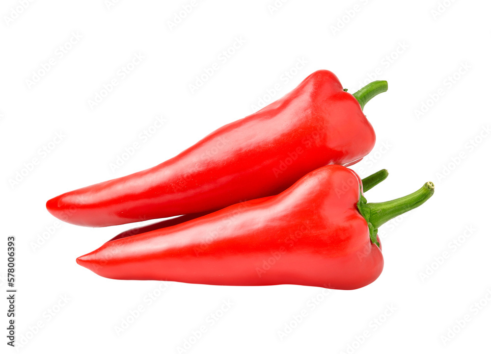 Sweet pepper isolated on transparent png