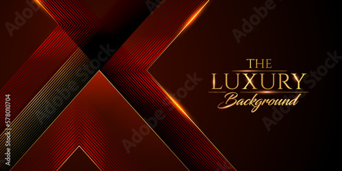 Red Maroon Golden Diamond square Side Corners Award Background. Trophy on Red Luxury Background. Modern Abstract Design Template. LED Visual Motion Graphics. Wedding Marriage Invitation Poster. 