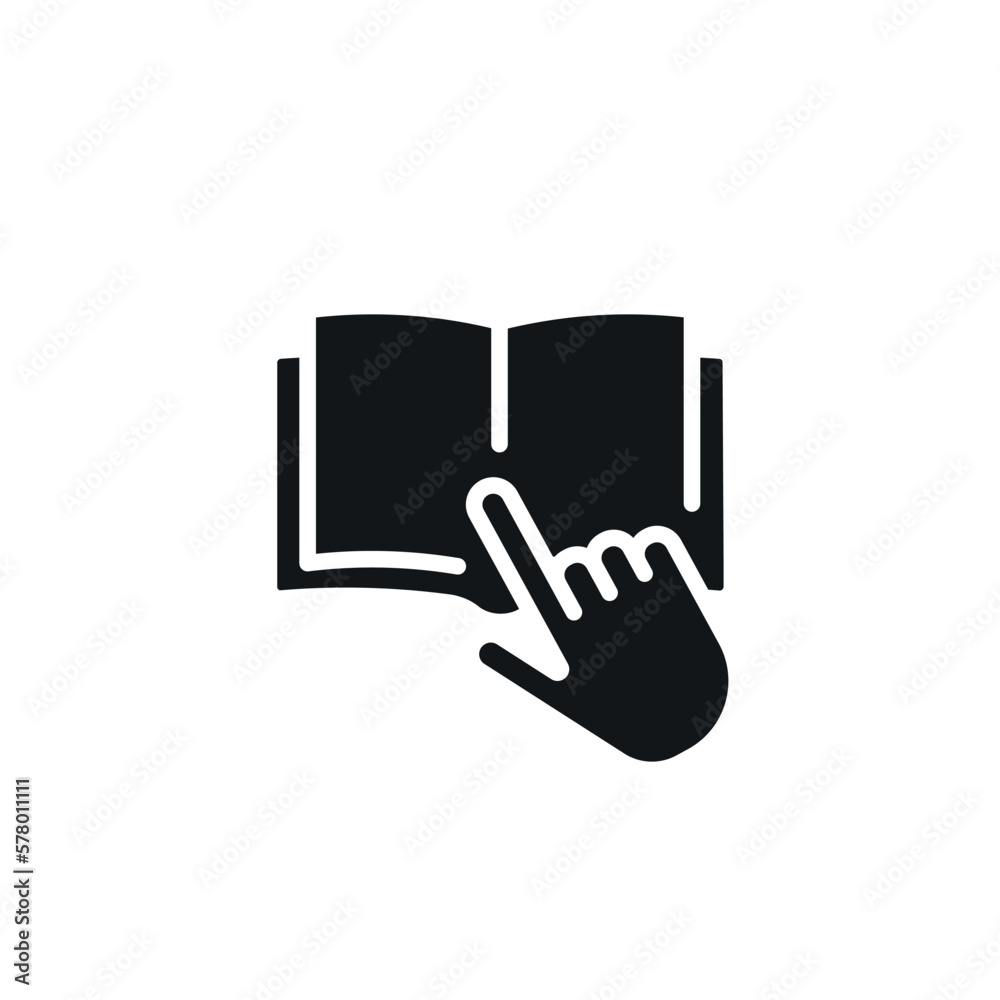 Book choice simple glyph icon. Vector solid isolated black logo illustration. Book choice simple glyph icon. Vector solid isolated black logo illustration.