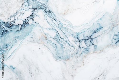 Blue and white abstract marble wallpaper.