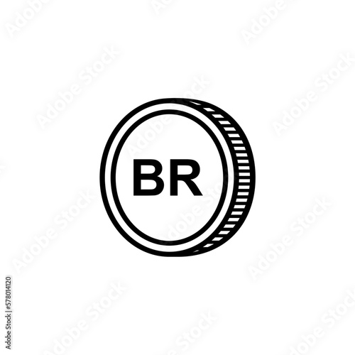 Ethiopia Currency Symbol (Latin Version), Ethiopian Birr Icon, ETB Sign. Vector Illustration