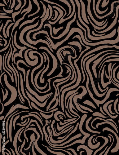 Seamless zebra pattern  liquid print.