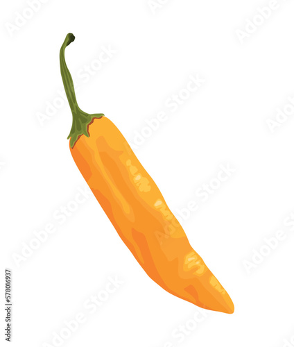yellow chilli hot vegetable
