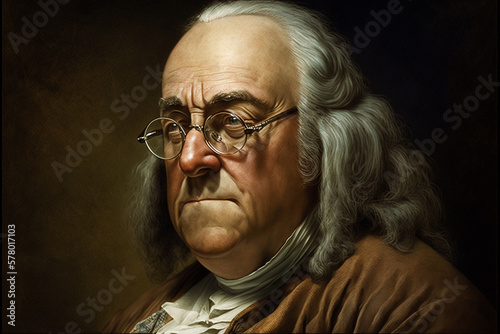 President Benjamin Franklin photo