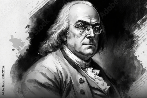 President Benjamin Franklin photo
