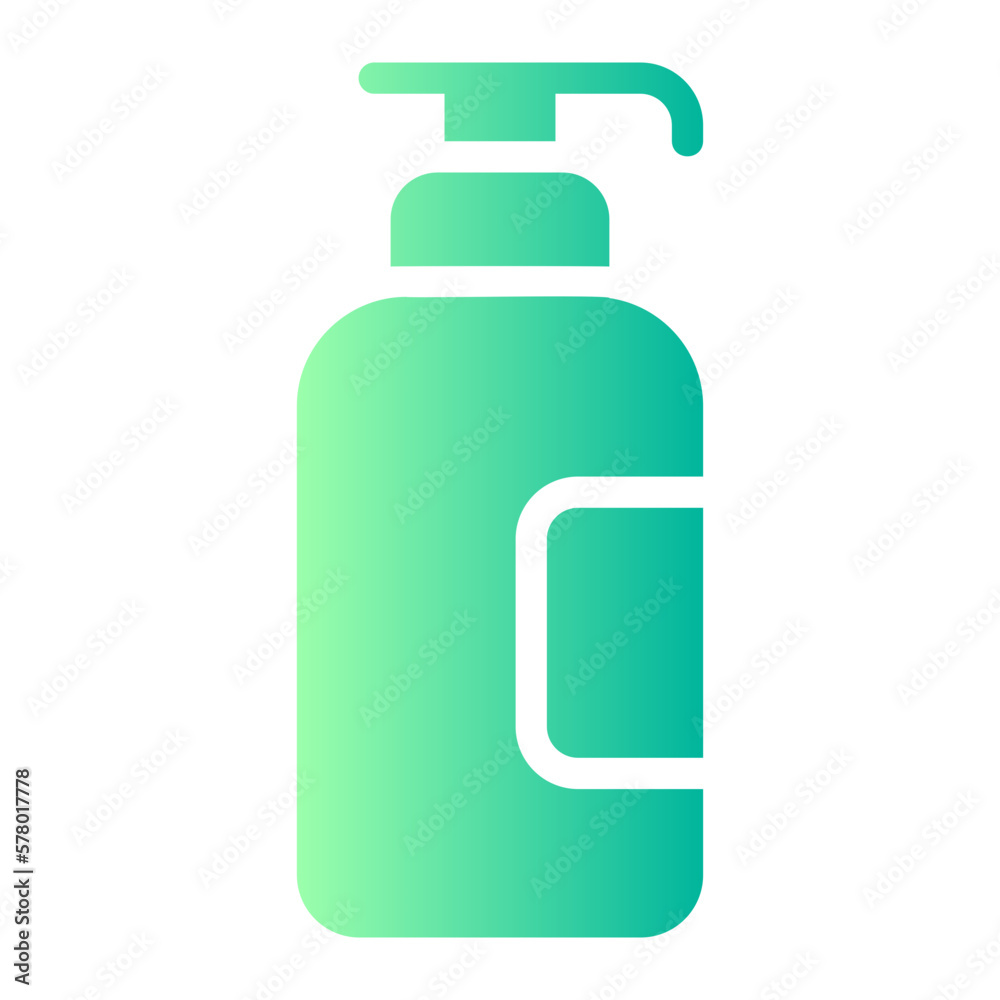 hand sanitizer gradient icon hand sanitizer gradient icon