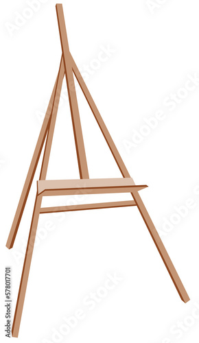 Art Supply, Empty Wooden Easels for Writing or Sketch and Draw A Picture. 