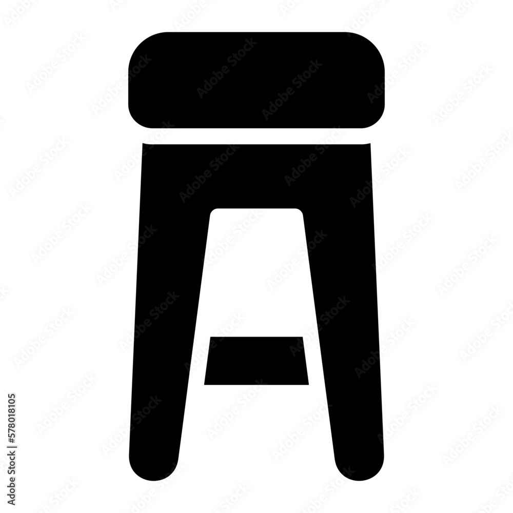 stool glyph icon