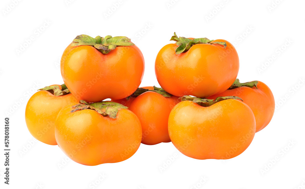 ripe persimmons isolated on transparent png ripe persimmons isolated on transparent png