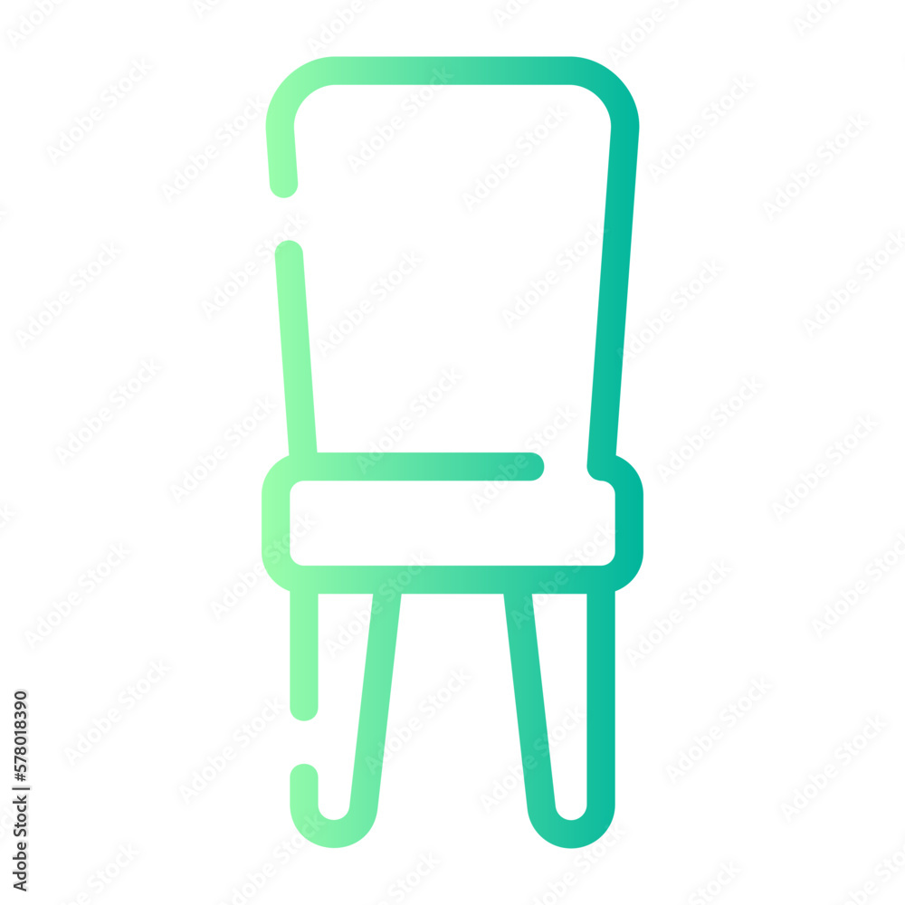 chair gradient icon
