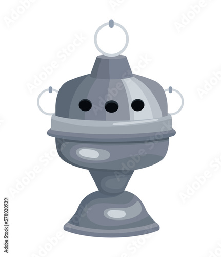 silver catholic censer