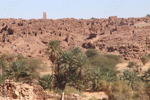 Vue sur Ouadane en Mauritanie