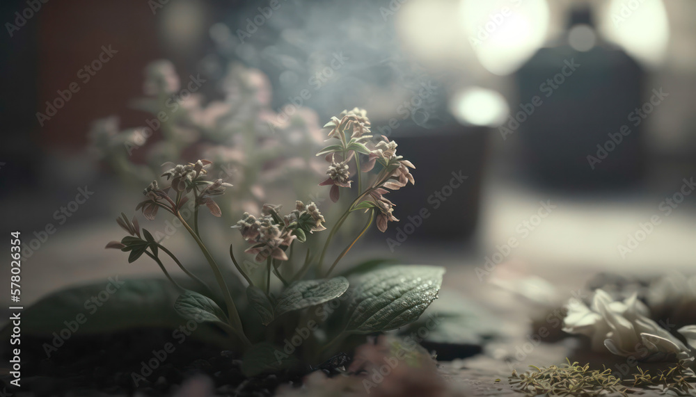 flowers in the garden Generative Ai flowers in the garden Generative Ai
