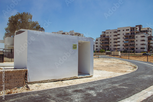 Ground bomb shelters in Israel for shelter from rocket attacks photo