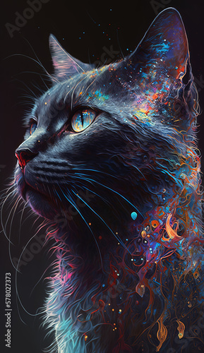 Cat, digital art