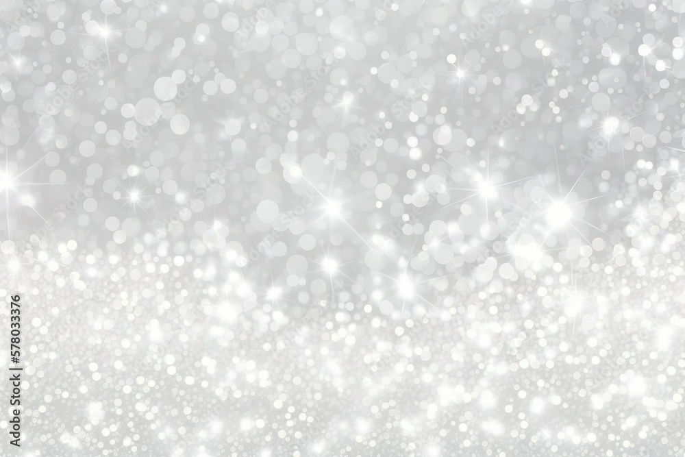 Background sparkling white colour (Ai generated)