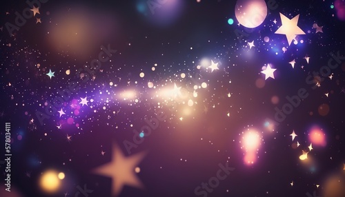  a blurry image of stars in the night sky with a blurry background of the stars in the night sky with a blurry background of the stars. generative ai