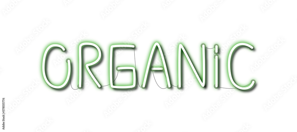 Fototapeta premium neon organic