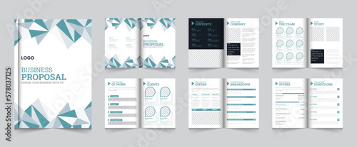 A4 Creative Business Proposal Layout Brochure Template Design