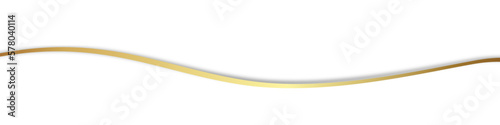 Gold Welle Wellen Band Banner