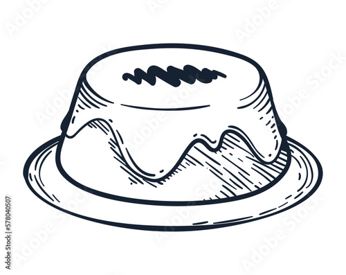 sweet pudding dessert