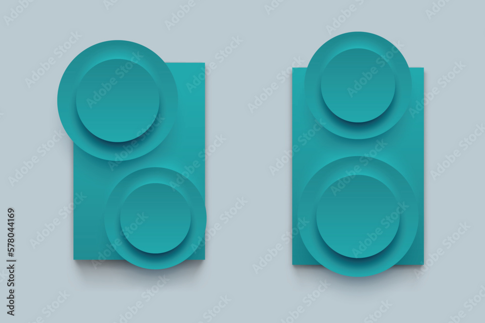 a blue color circle boards various shapes a blue color circle boards various shapes