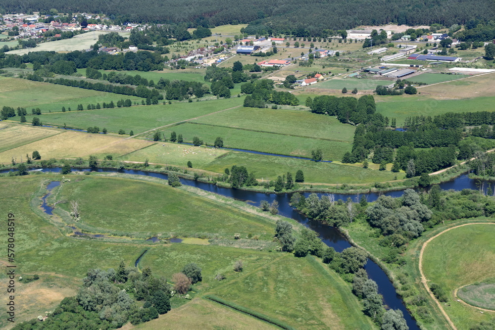 Eggesin, Zusammenfluss Uecker und Randow 2016 Eggesin, Zusammenfluss Uecker und Randow 2016