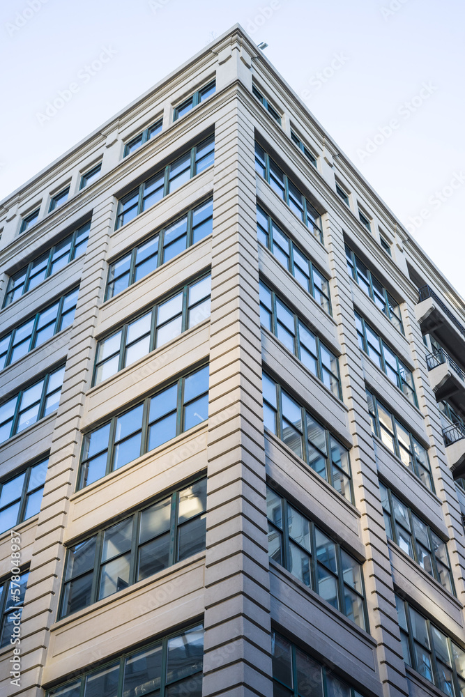 modern office building with windows