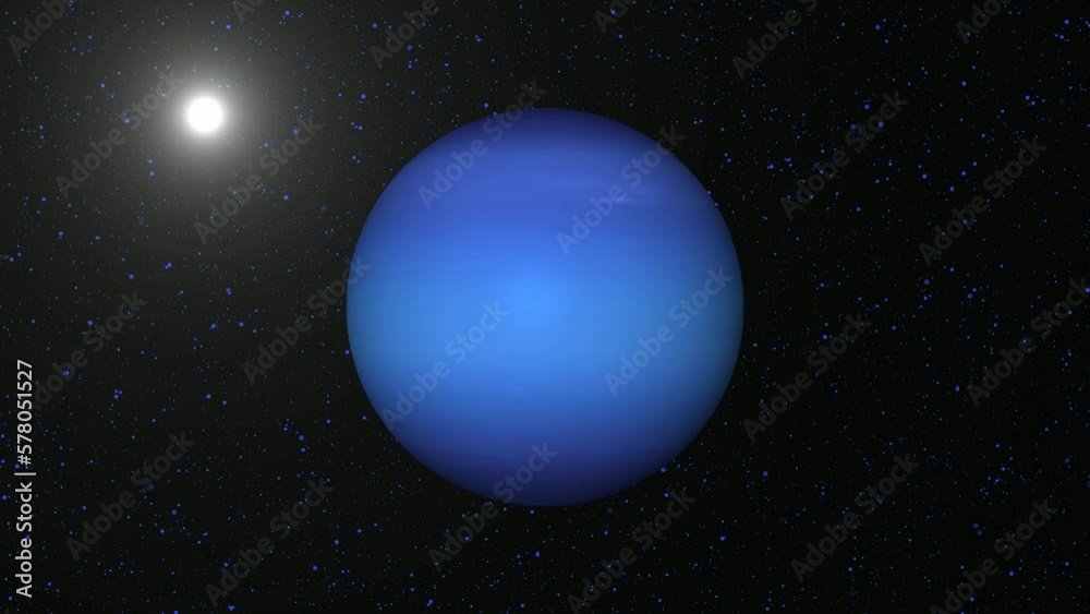 Neptune planet rotated and galaxy background . Neptune planet rotated and galaxy background .