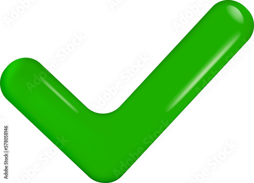 3D Right and Wrong Button in Round Shape. Green Yes and Red No Correct Incorrect Sign. Checkmark Tick Rejection, Cancel, Error, Stop, Negative, Agreement Approval or Trust Symbol.
