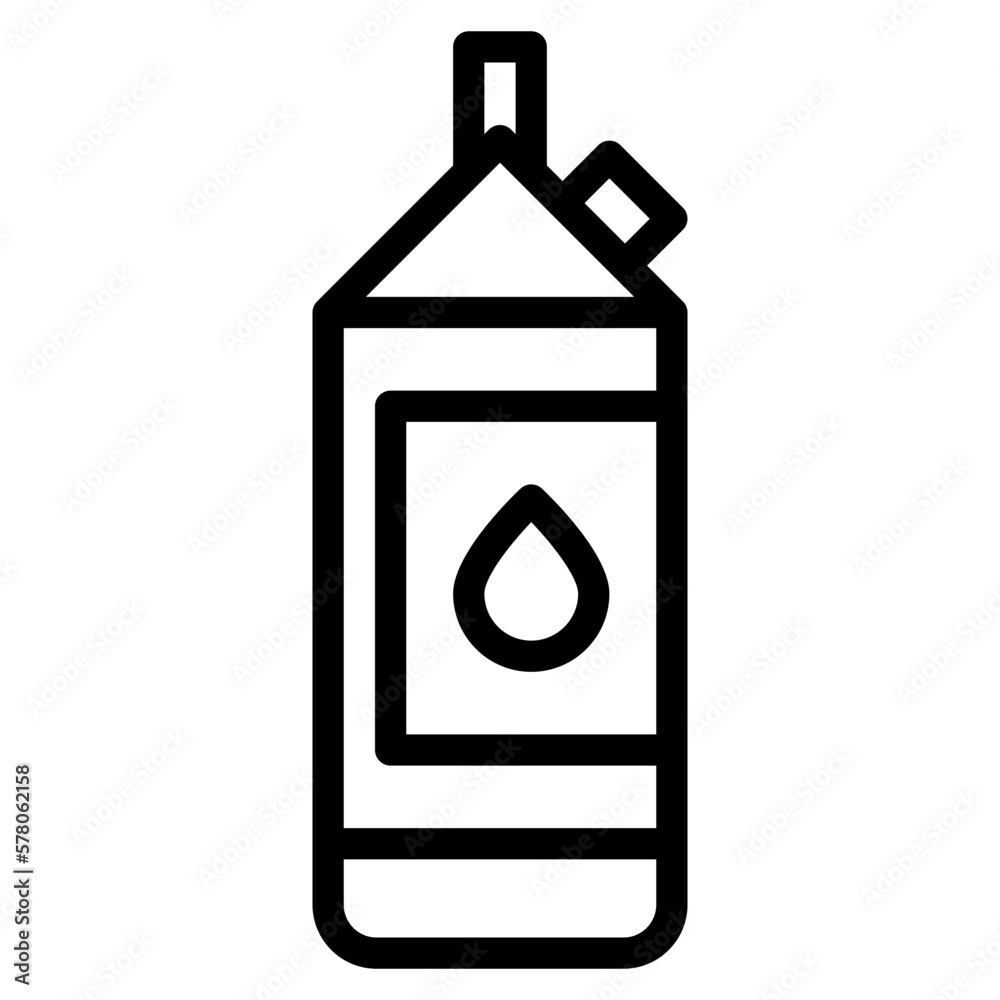 milk box line icon style milk box line icon style