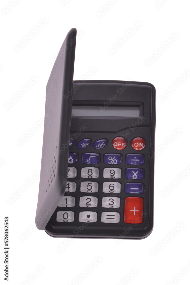 Calculator isolated on white background Calculator isolated on white background