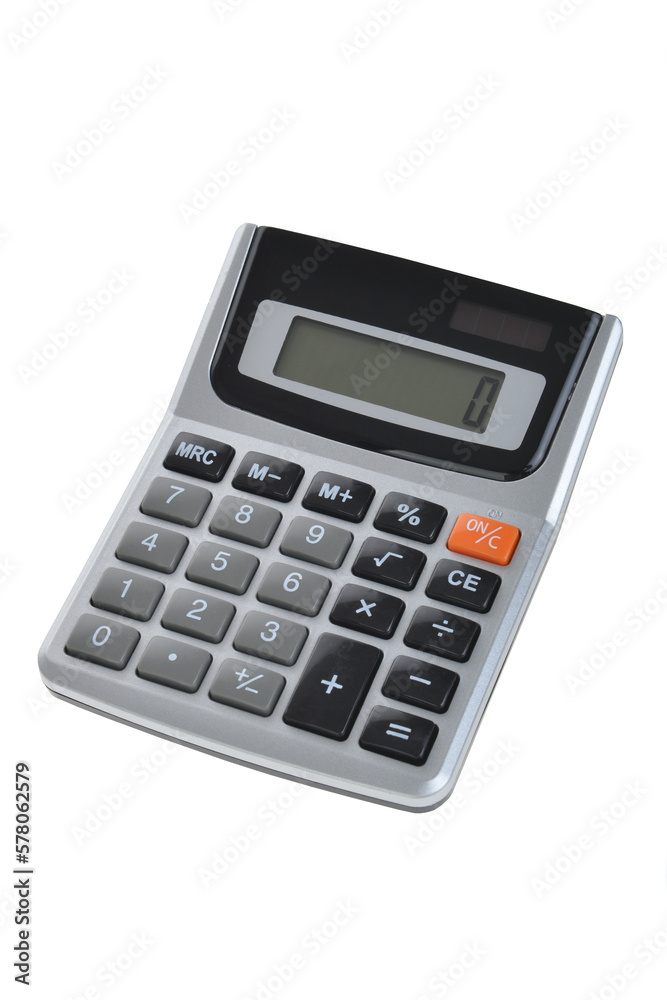 Calculator isolated on white background Calculator isolated on white background