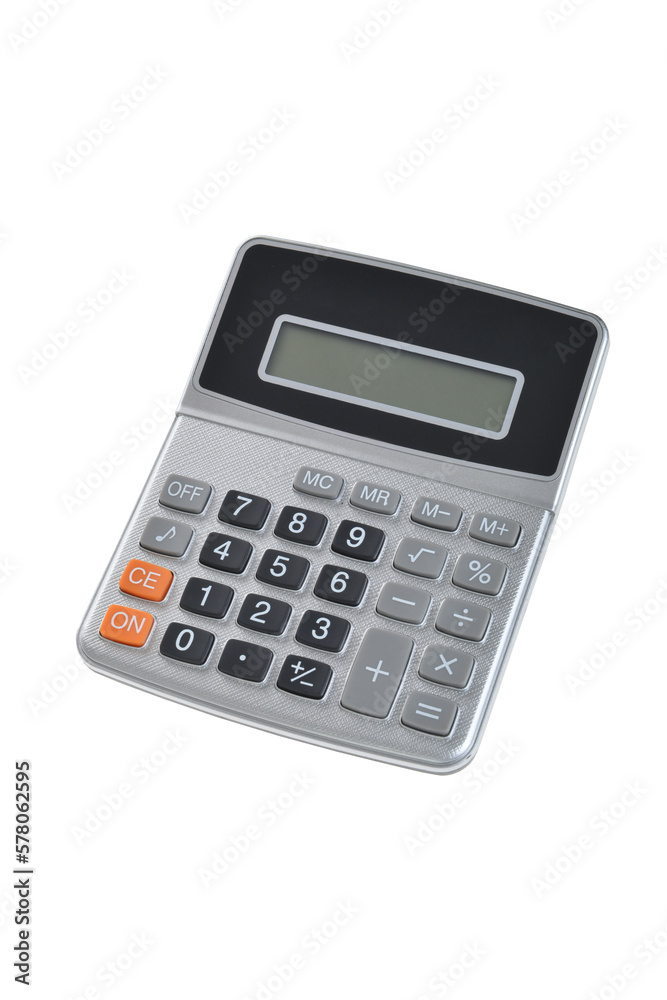 Calculator isolated on white background Calculator isolated on white background