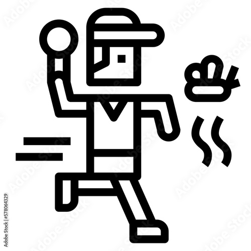 catching line icon style