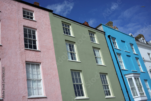 Obraz na płótnie Tenby - Pembrokeshire - South wales - UK w salonie