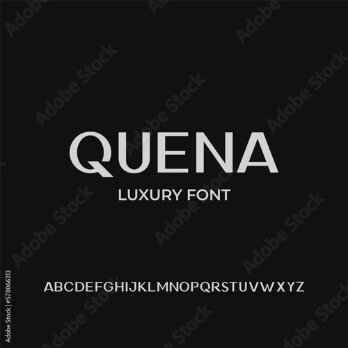 Quena Luxury Font vector for lettering calligraphy or logo designs.