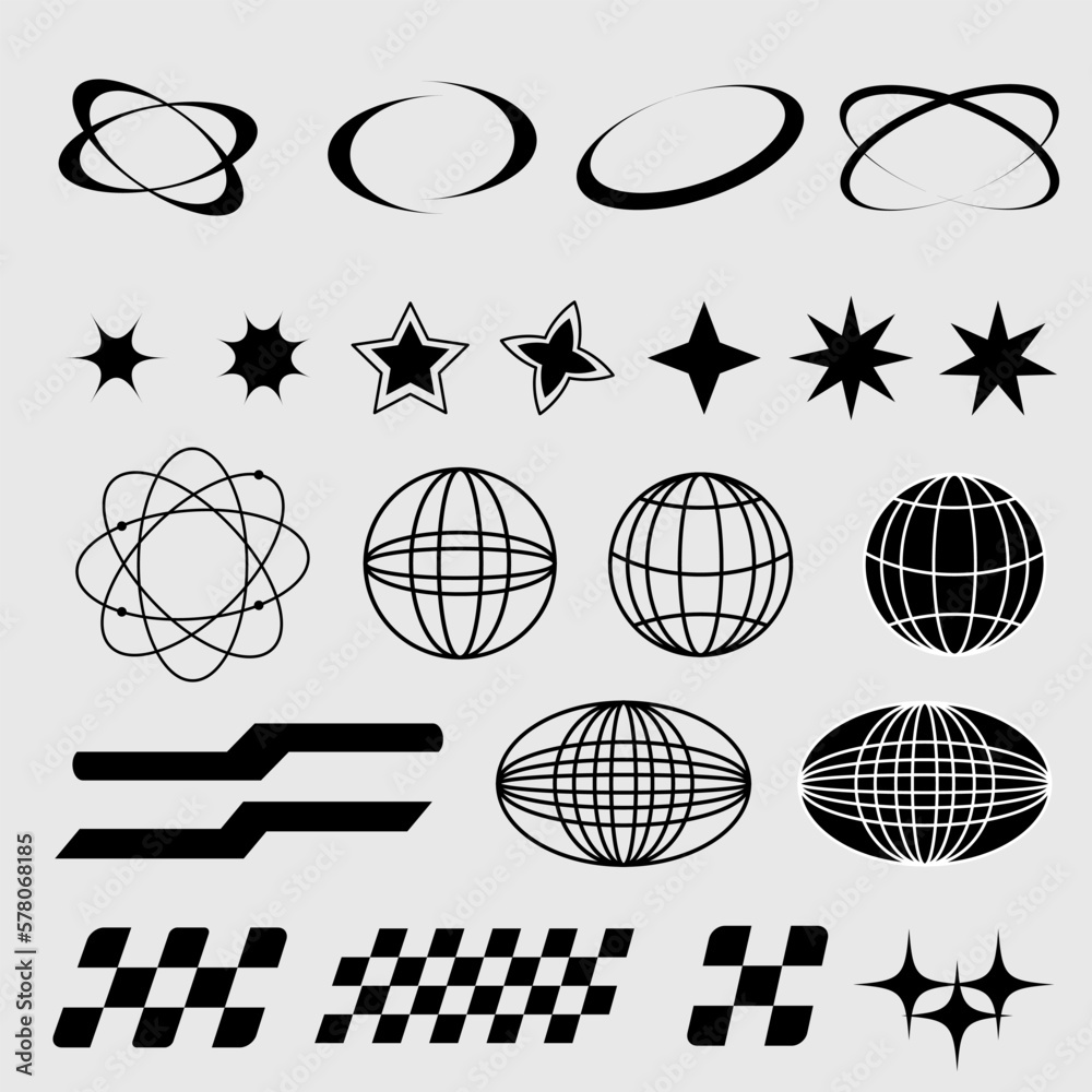 Cyber Y2k Vector Art, Icons, and Graphics for Free Download